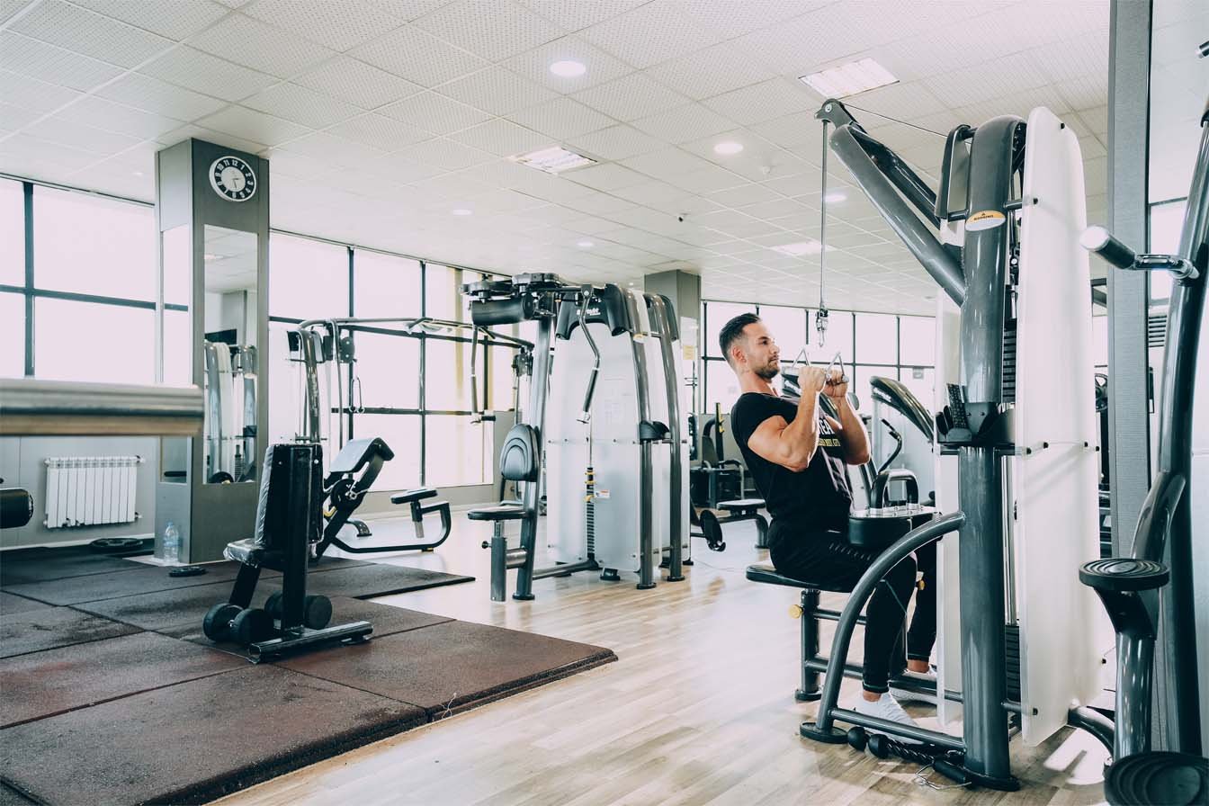 Mountain trail and fitness centre