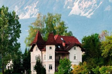 Alpine scenery in summer